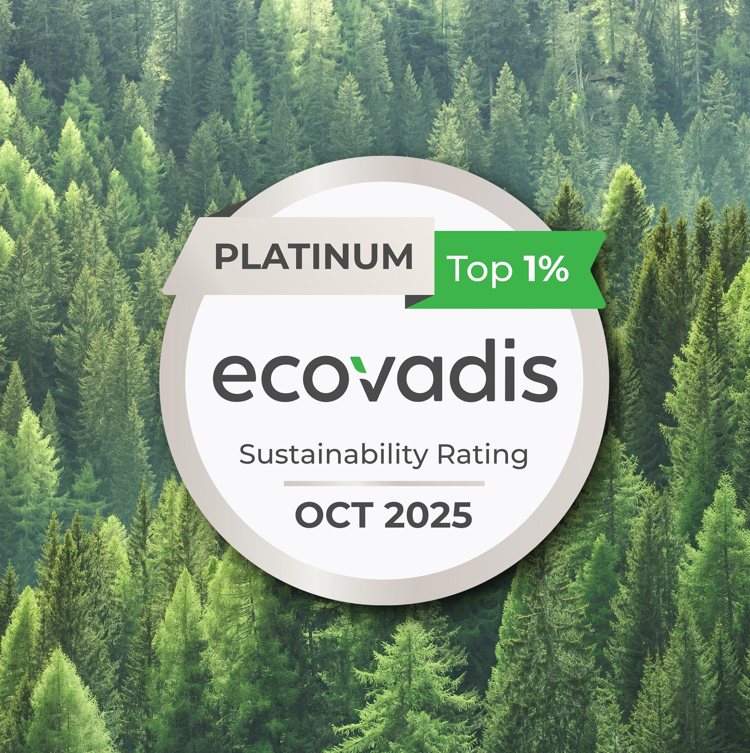 EcoVadis Platinum – för andra året i rad!